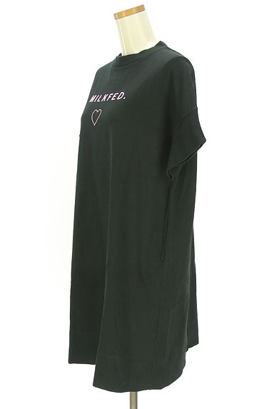 MILKFED.（ミルク フェド）の古着「ロゴ刺繍膝上Tシャツワンピース（ワンピース・チュニック）」大画像３へ