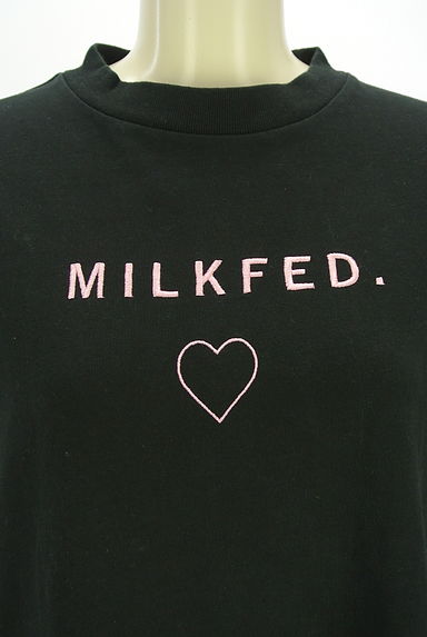 MILKFED.（ミルク フェド）の古着「ロゴ刺繍膝上Tシャツワンピース（ワンピース・チュニック）」大画像４へ