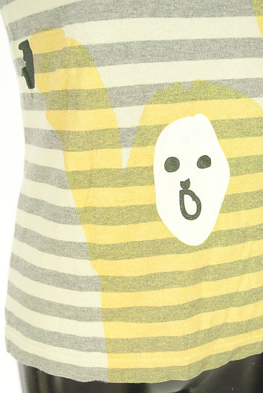 Ne-net（ネネット）の古着「キャラプリントボーダーTシャツ（Ｔシャツ）」大画像５へ