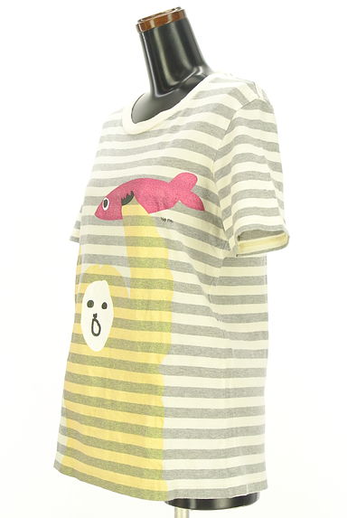 Ne-net（ネネット）の古着「キャラプリントボーダーTシャツ（Ｔシャツ）」大画像３へ