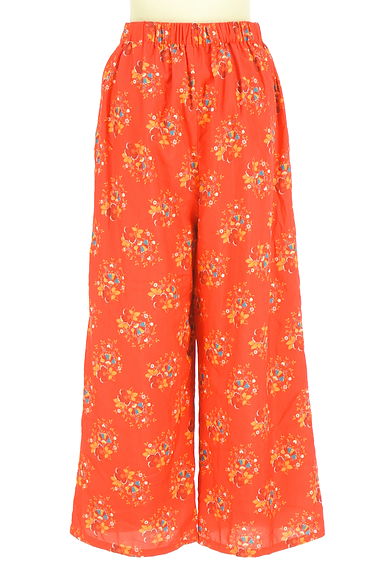 BEAMS Women's（ビームス　ウーマン）の古着「Ray BEAMS 花柄ワイドパンツ（パンツ）」大画像２へ
