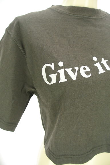 Snidel（スナイデル）の古着「ショートロゴTシャツ（Ｔシャツ）」大画像４へ