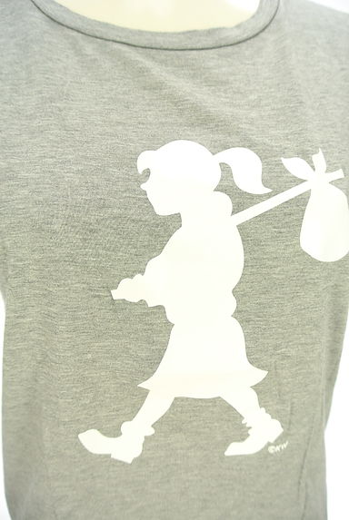 KAREN WALKER（カレンウォーカー）の古着「フリル袖プリントTシャツ（Ｔシャツ）」大画像４へ