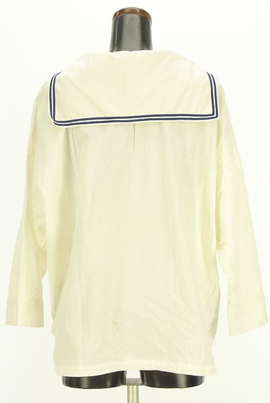 BEAMS Women's（ビームス　ウーマン）の古着「BEAMS BOY セーラー襟ブラウス（カットソー・プルオーバー）」大画像２へ