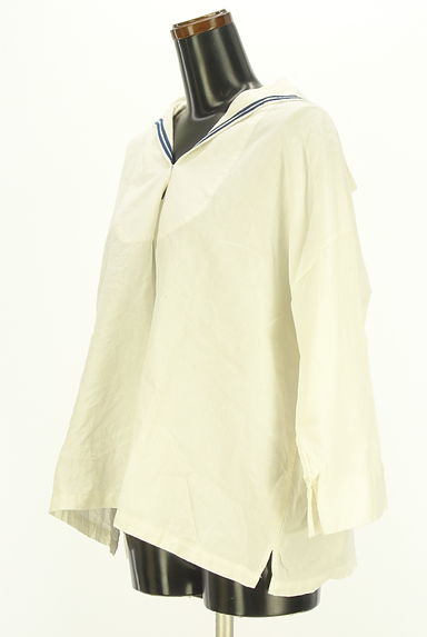 BEAMS Women's（ビームス　ウーマン）の古着「BEAMS BOY セーラー襟ブラウス（カットソー・プルオーバー）」大画像３へ