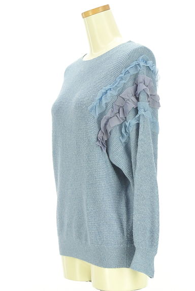 chambre de charme（シャンブルドゥシャーム）の古着「チュールフリルニット（ニット）」大画像３へ