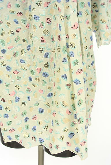 Ne-net（ネネット）の古着「フリルカラー総柄カットソー（カットソー・プルオーバー）」大画像５へ