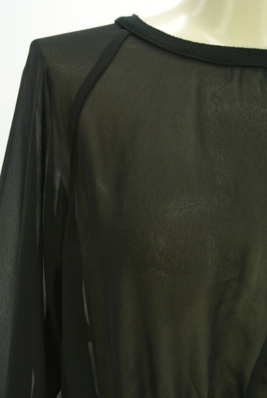 Snidel（スナイデル）の古着「シアーシフォンカットソー（ニット）」大画像４へ