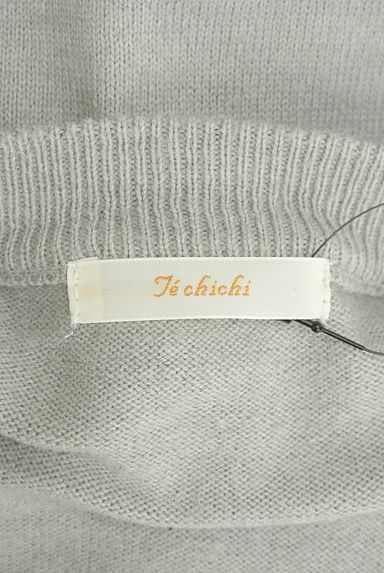 Te chichi（テチチ）の古着「レイヤード風ロングニットワンピース（ワンピース・チュニック）」大画像６へ
