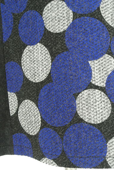 HIROKO BIS（ヒロコビス）の古着「ドット柄膝上起毛ワンピース（ワンピース・チュニック）」大画像５へ