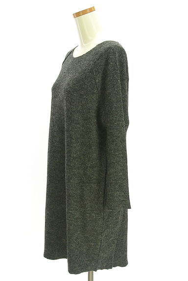 JOURNAL STANDARD relume（ジャーナルスタンダード レリューム）の古着「ボートネック膝上起毛ワンピース（ワンピース・チュニック）」大画像３へ