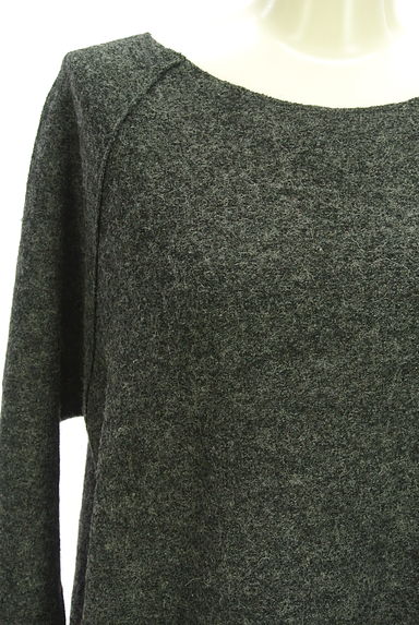 JOURNAL STANDARD relume（ジャーナルスタンダード レリューム）の古着「ボートネック膝上起毛ワンピース（ワンピース・チュニック）」大画像４へ