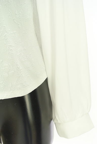 axes femme（アクシーズファム）の古着「axes femme POETIQUE ジャガードブラウス（カットソー・プルオーバー）」大画像５へ