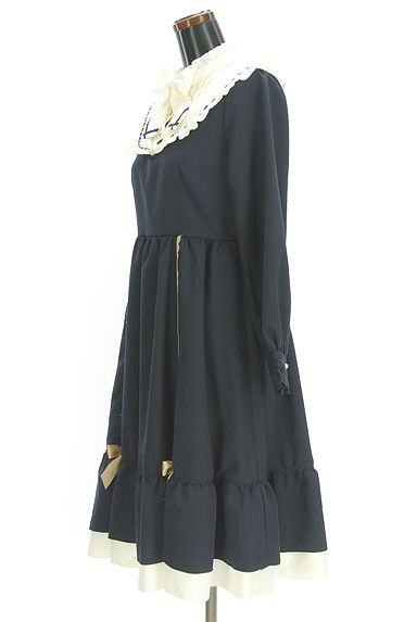 axes femme（アクシーズファム）の古着「axes femme POETIQUE　ビッグカラーワンピース（ワンピース・チュニック）」大画像３へ