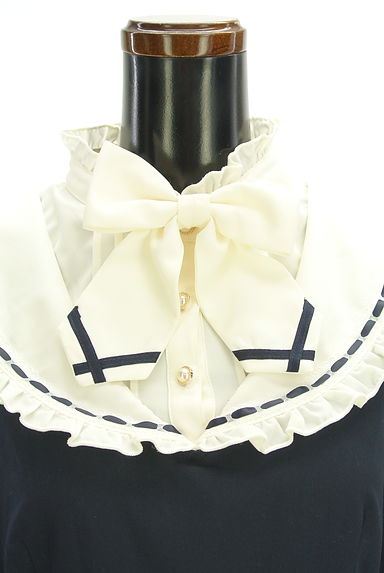 axes femme（アクシーズファム）の古着「axes femme POETIQUE　ビッグカラーワンピース（ワンピース・チュニック）」大画像４へ
