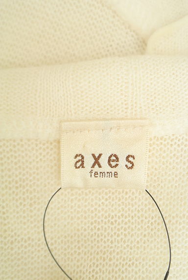 axes femme（アクシーズファム）の古着「七分袖シアーニットカーディガン（カーディガン・ボレロ）」大画像６へ