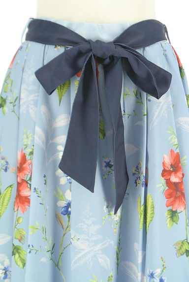 axes femme（アクシーズファム）の古着「ベルト付き花柄ロングスカート（ロングスカート・マキシスカート）」大画像４へ