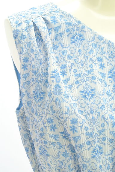 axes femme（アクシーズファム）の古着「花柄シフォンロングワンピース（ワンピース・チュニック）」大画像４へ