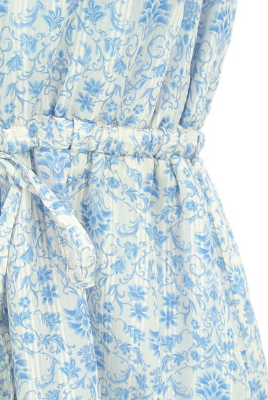 axes femme（アクシーズファム）の古着「花柄シフォンロングワンピース（ワンピース・チュニック）」大画像５へ