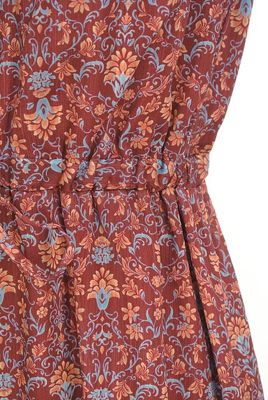 axes femme（アクシーズファム）の古着「花柄シフォンロングワンピース（ワンピース・チュニック）」大画像５へ