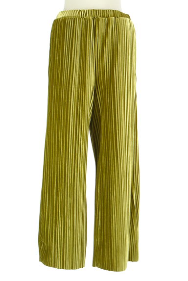 Ungrid（アングリッド）の古着「プリーツベロアパンツ（パンツ）」大画像１へ