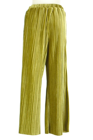 Ungrid（アングリッド）の古着「プリーツベロアパンツ（パンツ）」大画像２へ