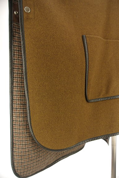 JOURNAL STANDARD（ジャーナルスタンダード）の古着「レザーパイピングウールコート（コート）」大画像５へ