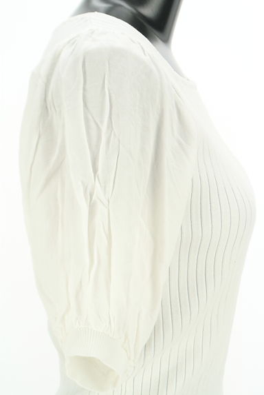And Couture（アンドクチュール）の古着「シアーボリューム袖リブニット（ニット）」大画像４へ
