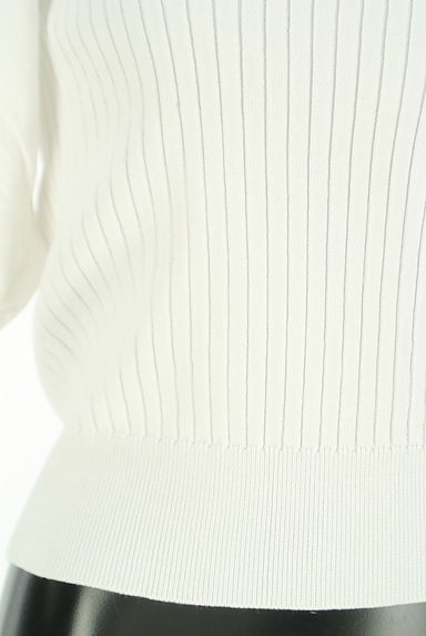 And Couture（アンドクチュール）の古着「シアーボリューム袖リブニット（ニット）」大画像５へ