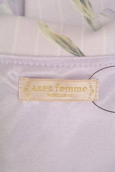 axes femme（アクシーズファム）の古着「ベルト付きチューリップ柄膝下ワンピース（ワンピース・チュニック）」大画像６へ