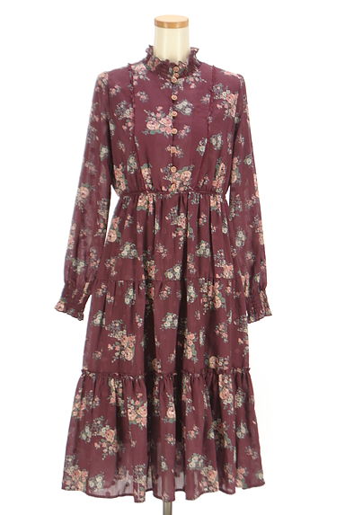 axes femme（アクシーズファム）の古着「花柄ティアードワンピース（ワンピース・チュニック）」大画像１へ