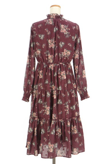 axes femme（アクシーズファム）の古着「花柄ティアードワンピース（ワンピース・チュニック）」大画像２へ