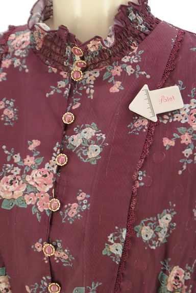 axes femme（アクシーズファム）の古着「花柄ティアードワンピース（ワンピース・チュニック）」大画像５へ