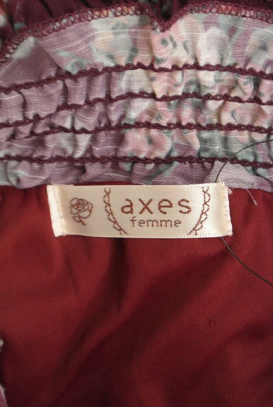 axes femme（アクシーズファム）の古着「花柄ティアードワンピース（ワンピース・チュニック）」大画像６へ