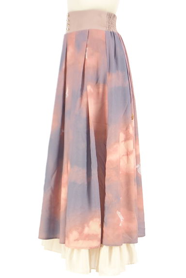 axes femme（アクシーズファム）の古着「天使プリントロングスカート（ロングスカート・マキシスカート）」大画像３へ