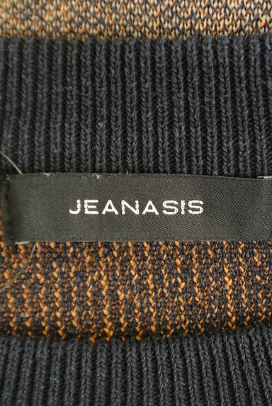JEANASiS（ジーナシス）の古着「バイカラーニットトップス（ニット）」大画像６へ