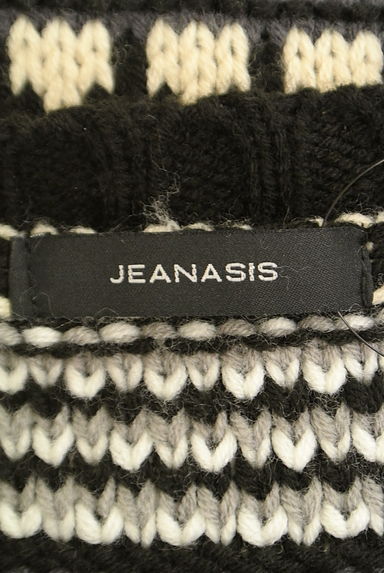 JEANASiS（ジーナシス）の古着「ネイティブ柄ミドルニットカーディガン（カーディガン・ボレロ）」大画像６へ