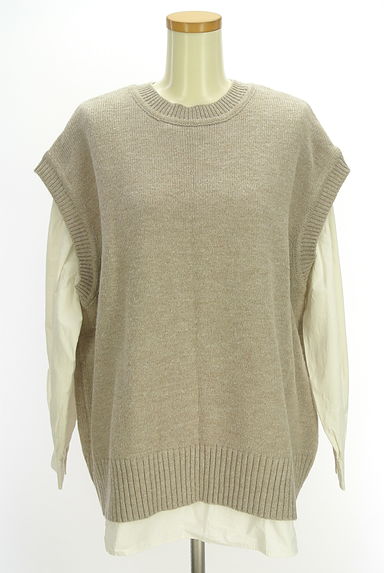 Ungrid（アングリッド）の古着「レイヤード風トップス（ニット）」大画像１へ