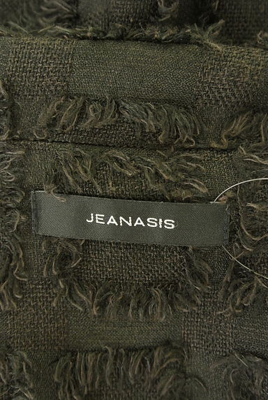 JEANASiS（ジーナシス）の古着「フリンジスクエア柄ショートジャケット（ジャケット）」大画像６へ