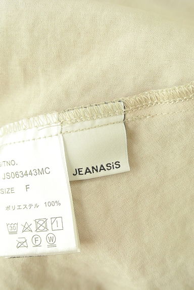 JEANASiS（ジーナシス）の古着「シアーボリューム袖ペプラムブラウス（カットソー・プルオーバー）」大画像６へ