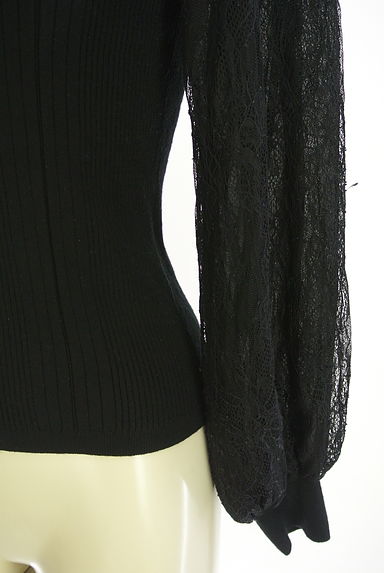 PROPORTION BODY DRESSING（プロポーションボディ ドレッシング）の古着「レースボリューム袖リブニット（ニット）」大画像５へ