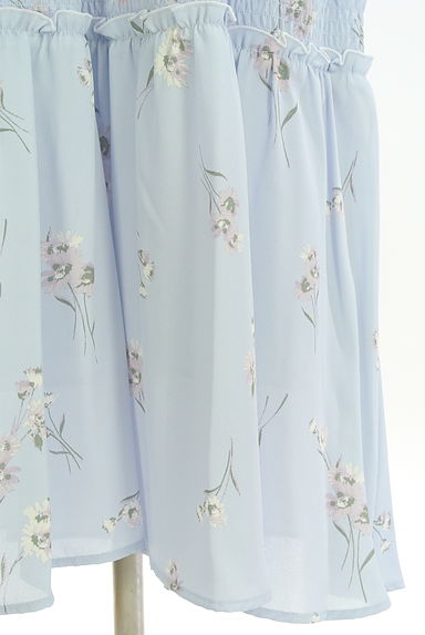 NATURAL BEAUTY BASIC（ナチュラルビューティベーシック）の古着「花柄ティアードロングワンピース（ワンピース・チュニック）」大画像５へ