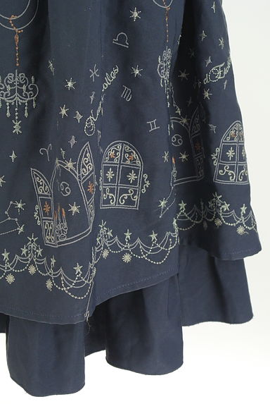 axes femme（アクシーズファム）の古着「刺繍入りボリューム膝丈スカート（スカート）」大画像５へ