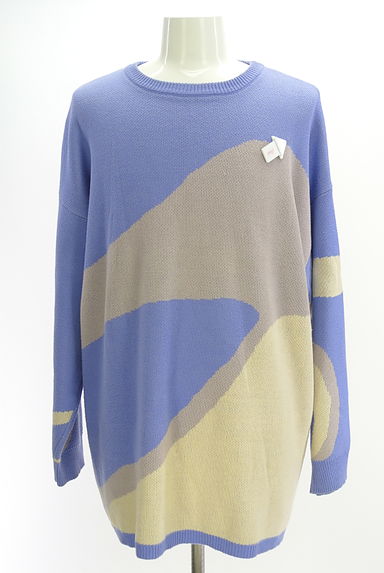 antiqua（アンティカ）の古着「tree cafe 配色ニット（ニット）」大画像４へ