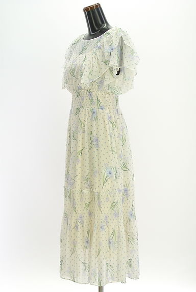 WILLSELECTION（ウィルセレクション）の古着「ドット×花柄ロングワンピース（ワンピース・チュニック）」大画像３へ