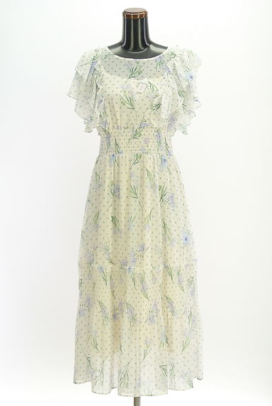 WILLSELECTION（ウィルセレクション）の古着「ドット×花柄ロングワンピース（ワンピース・チュニック）」大画像４へ