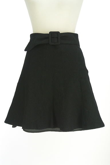 BLUE LABEL CRESTBRIDGE（ブルーレーベル・クレストブリッジ）の古着「チェックベルト付きフレアミニスカート（ミニスカート）」大画像４へ