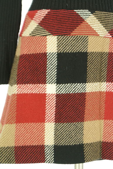 BLUE LABEL CRESTBRIDGE（ブルーレーベル・クレストブリッジ）の古着「異素材切替膝上ワンピース（ワンピース・チュニック）」大画像５へ