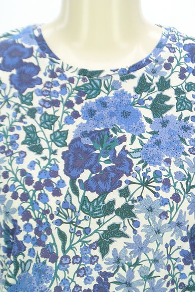 SCAPA（スキャパ）の古着「花柄フレンチスリーブカットソー（カットソー・プルオーバー）」大画像４へ