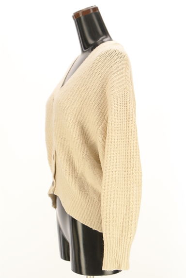 NATURAL BEAUTY BASIC（ナチュラルビューティベーシック）の古着「もちもちリブニットカーディガン（カーディガン・ボレロ）」大画像３へ